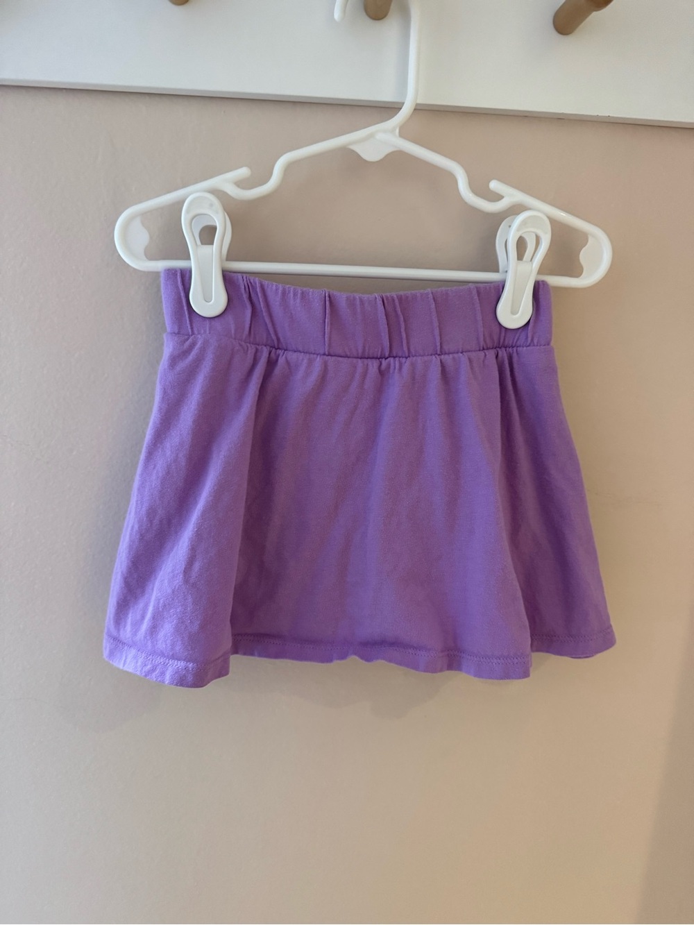 GAP Girls Purple Elastic-Waist Skirt
